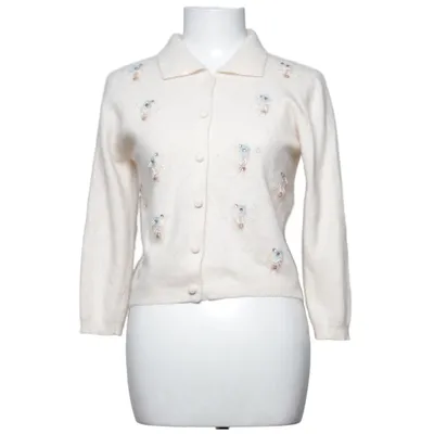 Cardigan (Beige) van Moschino Cheap and Chic Angora, Polyamide, Wol