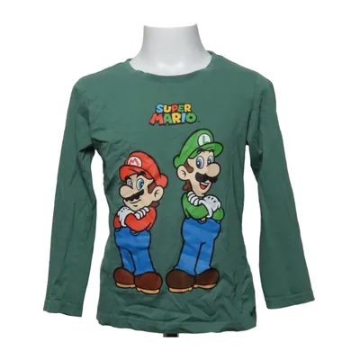 Langarmshirt (Grün) von Super Mario Baumwolle