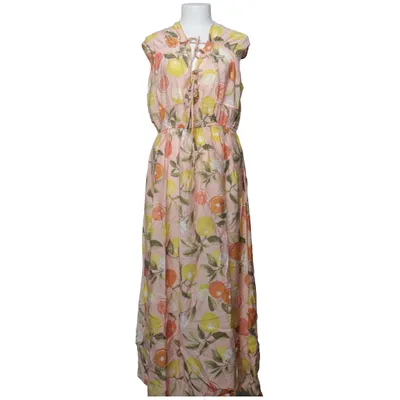 Robe longue (Rose, Multicolore) de Lindex Polyamide, Viscose
