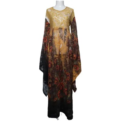 Maxi dress (Yellow, Brown, Multicolored)
