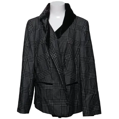 Blazer (Noir, Blanc) de Basler Acétate, Élasthane, Polyamide, Soie, Viscose, Laine
