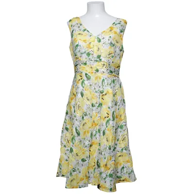 Jurk (Geel, Wit, Groen, Meerkleurig) van Robbie Bee Katoen, Polyester