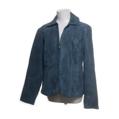 Leren jack (Blauw) van AMI Leer, Polyester