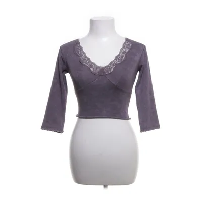 Crop top (Bruin) van Reclaimed Vintage Katoen, Elastaan