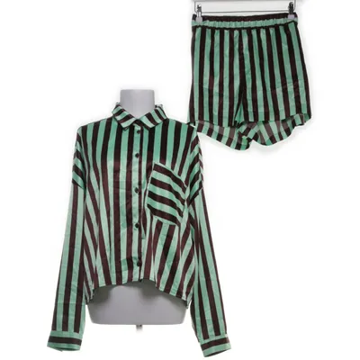 Pyjama (Bruin, Groen) van Monki Elastaan, Polyester
