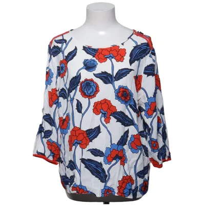 Blus (Vit, Röd, Blå) från Boden Viskos