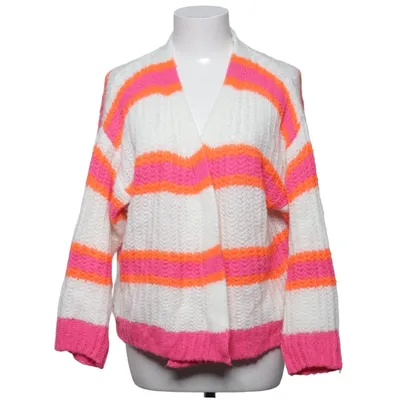 Cardigan (Pink, White, Orange) from Azzurro Acrylic, Polyamide, Wool
