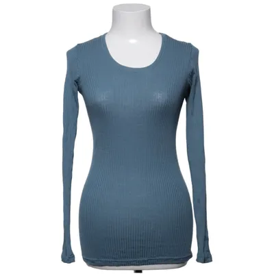 Long sleeve T-shirt (Blue) from Dilling Merino wool