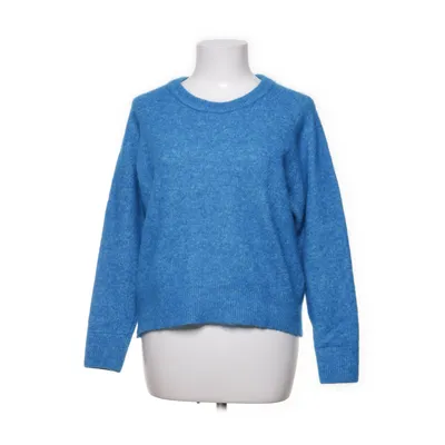Trui (Blauw) van Samsøe & Samsøe Alpacawol, Elastaan, Merinowol, Gerecycled polyester