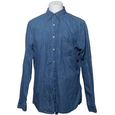 Chemise en jean (Bleu) de Uniqlo Coton