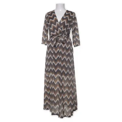 Robe (Marron, Blanc, Noir) de Mix By Élasthane, Viscose