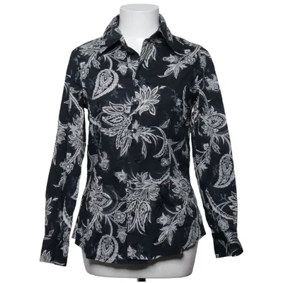Shirt (Black, Multicolored) from Coldwater Creek Cotton, Elastane