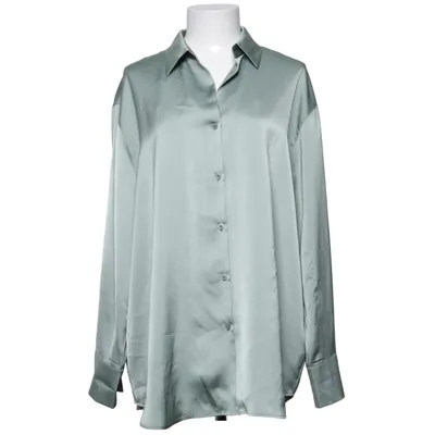 Skjorte (Grøn) fra Uniqlo Elastan, Polyester