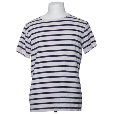 T-shirt (Hvid, Blå) fra Jan Paulsen