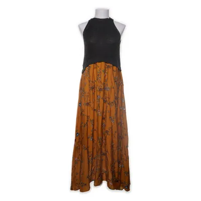Maxikjole (Gul, Flerfarvet) fra Zara Knit Polyester