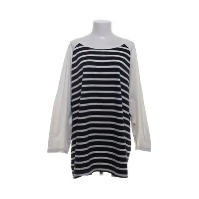 Top (Blue, White) from Sheego Casual Cotton