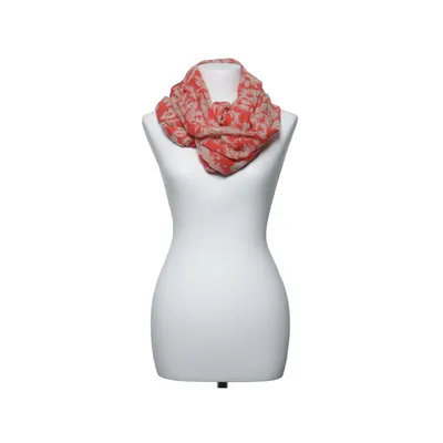 Infinity scarf (Red, Beige) from ESPRIT Polyester