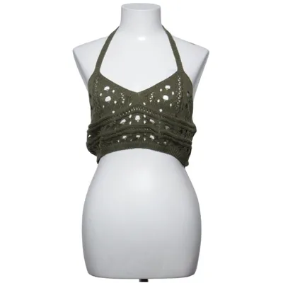 Halterneck top (Grøn) fra Romwe Polyester