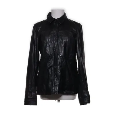 Läderjacka (Svart) från Edited Skinn, Polyester