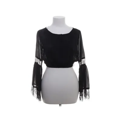 Crop top (Svart) från Zebra Polyester