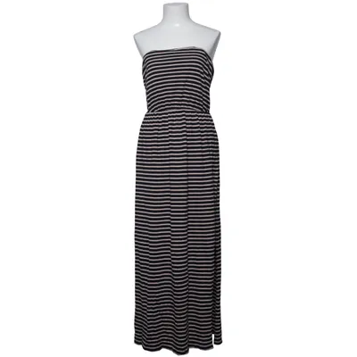 Robe longue (Noir, Beige) de H&M Basic Modal, Coton