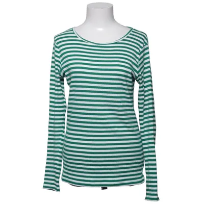 Långärmad t-shirt (Grön, Vit) från Magasin Du Nord Ekologisk bomull