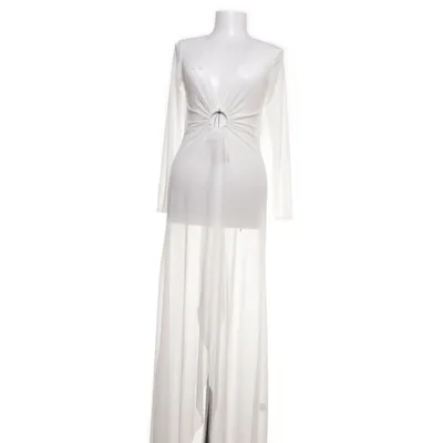 Beach dress (White) from Missguided Elastane, Polyester