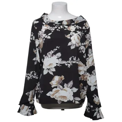 Blouse (Zwart, Beige) van Ane Mone Elastaan, Polyester