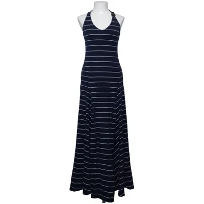 Maxi dress (Blue, White) from Lauren Ralph Lauren Cotton, Elastane, Modal