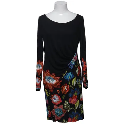 Jurk (Zwart, Meerkleurig) van Desigual Elastaan, Viscose