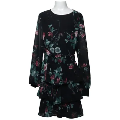 Kjole (Sort, Flerfarvet) fra Ü by KappAhl Polyester