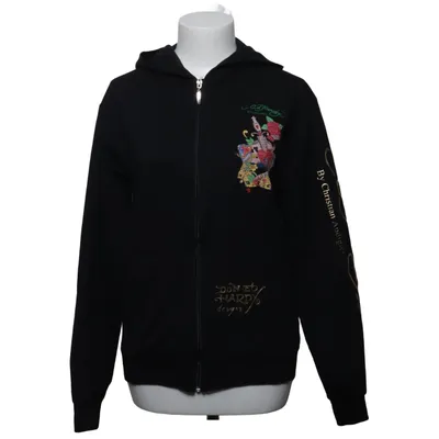 Kapuzenpullover (Schwarz) von Ed Hardy by Christian Audigier Baumwolle, Elasthan