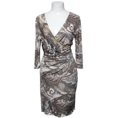 Wrap dress (Beige, Brown, Multicolored) from Lonkel