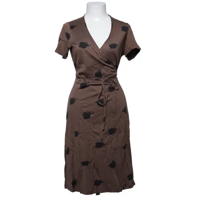 Omlottklänning (Brun) från Vamlingbolaget Bomull, Viskos