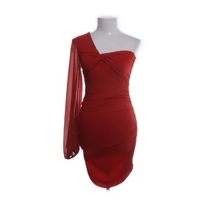Kleid (Rot) Baumwolle, Polyester, Viskose