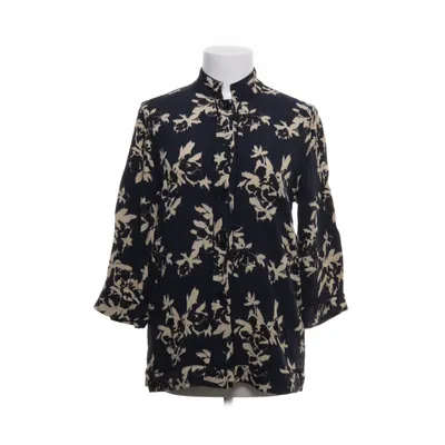 Blouse (Black, Beige) from Ganni
