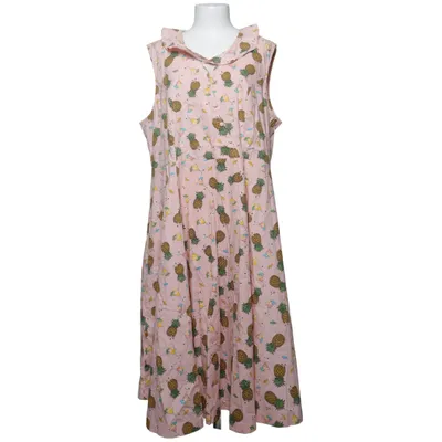 Robe (Rose, Multicolore) de Banned Apparel Coton, Élasthane