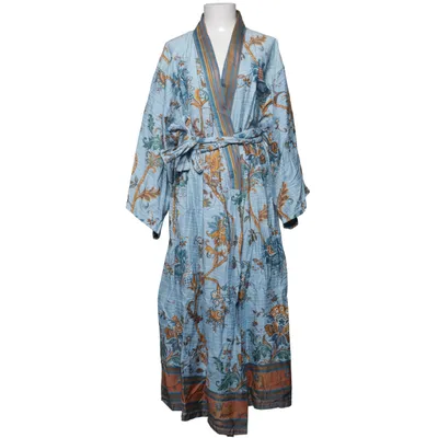 Ochtendjas (Blauw, Meerkleurig) van Granfoulard Bassetti Katoen