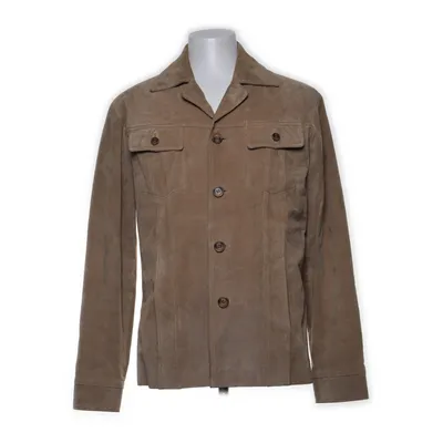 Läderjacka (Beige) från Yoors Men Skinn, Polyester
