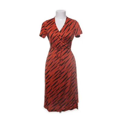 Omlottklänning (Orange, Svart) från Vamlingbolaget Bomull, Viskos