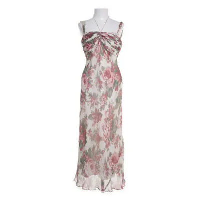 Aftenkjole (Off-white, Flerfarvet) fra Laura Ashley Silke, Acetat
