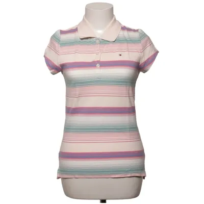 Pikétröja (Rosa, Blå, Grön, Vit) från Tommy Hilfiger Bomull, Elastan