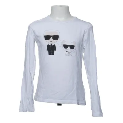 Long sleeve T-shirt (White) from Karl Lagerfeld Kids Cotton, Modal