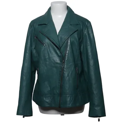 Biker jacket (Green) from Jórli Leather, Polyester