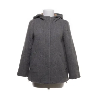 Jacket (Gray) from Zara Basic Acrylic, Angora, Polyamide, Wool