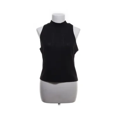Crop top (Black) from Shein Curve Elastane, Polyester
