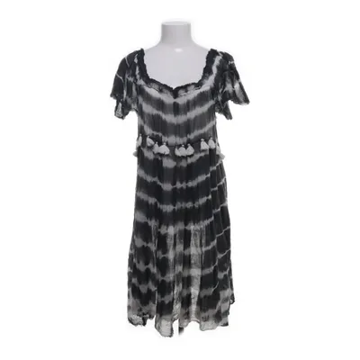 Dress (Gray, White) from Agencies Turquoise Cotton