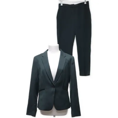 Kostym (Grön) från H&M Elastan, Polyester, Viskos