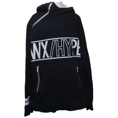 Capuchon sweater (Zwart, Wit) van Woxo 720° Katoen, Polyester