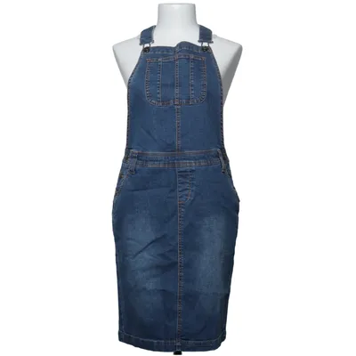 Robe salopette (Bleu) de John Baner Coton, Élasthane